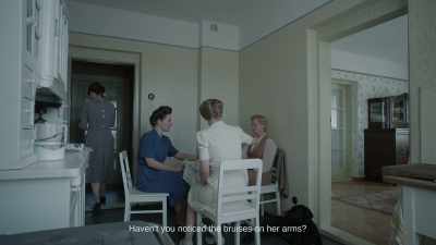 Haven't you noticed the bruises on her arms? - The Zone of Interest