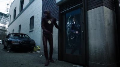 Haven't seen that outfit
in a while, have we, honey? - The Flash