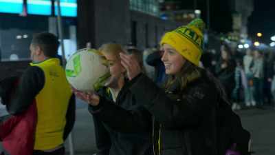 Having a crowd there, - Matildas: The World at Our Feet