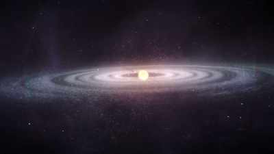 Having converted
all of its available
hydrogen fuel to helium. - Cosmos: Possible Worlds
