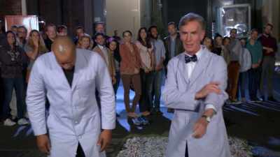 Having experienced the candle flame,
and the can and the paper... - Bill Nye Saves the World