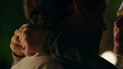 Having your heartbeat rise
when I pressed against you - Almost Paradise