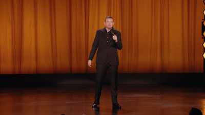 Having to hide in bin sheds.
The street lights would come on. - Kevin Bridges: The Overdue Catch-Up