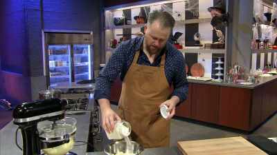 Having the mix
of the two flours, - Halloween Cookie Challenge