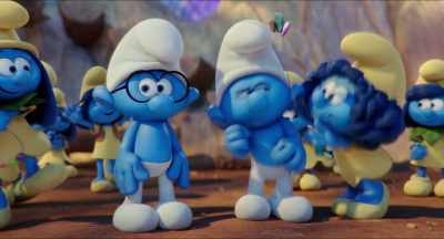 HAWKINS: We did a presentation, - Smurfs: The Lost Village