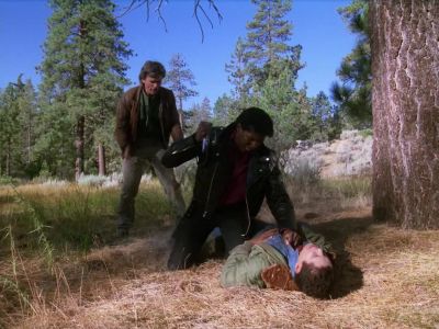 Hayes has a history
of patching herself up - MacGyver