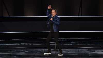 He had a backpack filled with water, - Sebastian Maniscalco: Stay Hungry