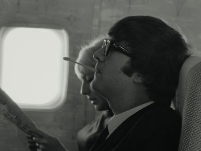 He was a bit afraid.
He used to speak about, - Beatles '64