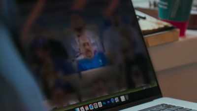 He had a cleft in his chin.
And he had a short neck. - Have You Seen This Man?
