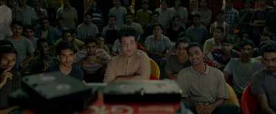 'He had a fixed front seat
during hostel's porn show nights.' - Chhichhore