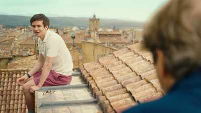 He had a full view
of Moutte's window. - Murder in Provence