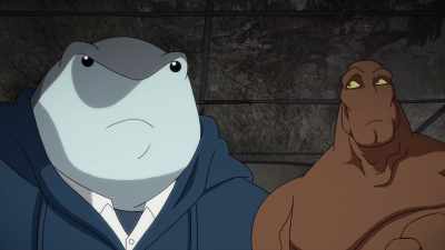 He is a giant half-shark man. - Harley Quinn