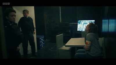 He has a knife!
You have to stop him. - Blue Lights