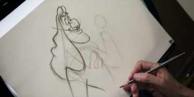 He has a long, um... neck cloth. - Sketchbook