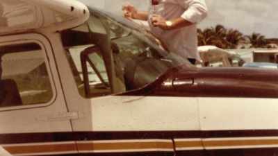 He was a pilot, and had started
flying a few years before, - Shadow of a Wheel