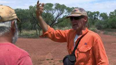 He is a professor in mapping.
The professor.The professor. - Outback Opal Hunters