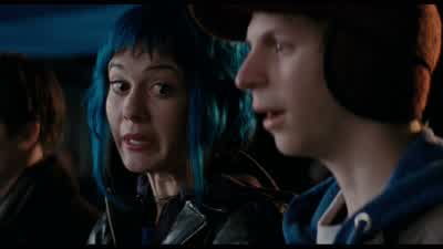 Hey He was a snot nosed little bratHe just followed me aroundHe had snot in his noseBut he's famous - Scott Pilgrim vs  the World