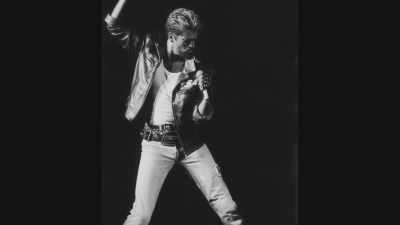 He had a stylist in
LA that he didn't like and Mel - - George Michael: Portrait of an Artist