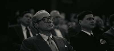 He was a war hero. He'd already
told everyone about his past. - Oppenheimer
