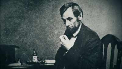 He absorbed those losses
and it just makes him think, - Abraham Lincoln