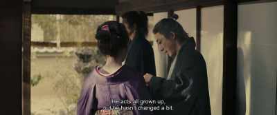 He acts all grown up,
but he hasn't changed a bit. - Rurouni Kenshin: The Beginning