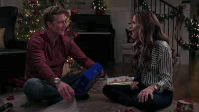 He actually already
has a really nice pair, - Christmas Wreaths and Ribbons