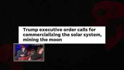 He actually wanted to begin
mining on Moon, - The Osbournes Want to Believe