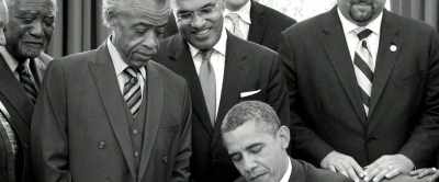 He had Al Sharpton in his White House over 70 times. - Uncle Tom