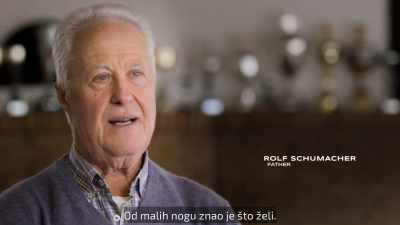 He already knew what he wanted
when he was a kid. - Schumacher