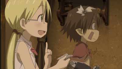 He also has a belly button,
but I couldn't really see inside his butthole. - Made in Abyss: Journey's Dawn