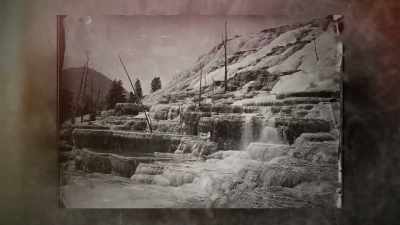 He also brought
along a photographer - Yellowstone: One-Fifty