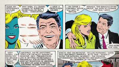 He was also doing the early versions - Marvel's Behind the Mask