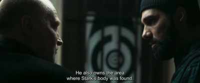 He also owns the area
where Stark's body was found. - The Marco Effect