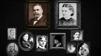 He was also the first to
commit suicide in the mansion, - Living for the Dead