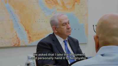 He asked me to take the document,
and personally deliver it to Netanyahu. - The Bibi Files