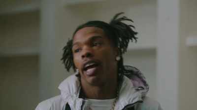 He banging on the door.
He running around. He... - Untrapped: The Story of Lil Baby
