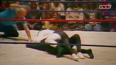He beat her in that match, and then
he just started slapping her, - Tales From the Territories