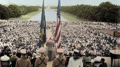 HE BECOMES THE FIRST PRESIDENT
TO ADDRESS - America in Color