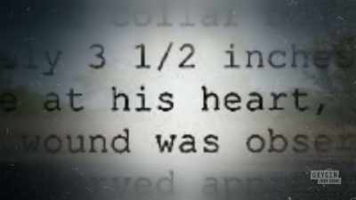 - He had been stabbed - Mastermind of Murder