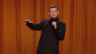 He was boasting to his mates
about being the best swimmer, - Kevin Bridges: The Overdue Catch-Up
