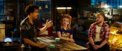 He brings across six, no, four, - Coffee Wars