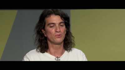 He brings along Ashton Kutcher
as this pump-up guy. - WeWork: or The Making and Breaking of a $47 Billion Unicorn