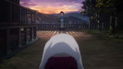 He buried the people who got killed. - Demon Slayer: Kimetsu no Yaiba