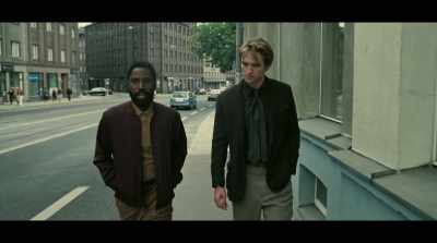 He buries his time capsule,
transmits the location, - Tenet