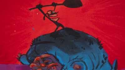 He called me to give me feedback
on my notes that I was giving him - Happy Happy Joy Joy: The Ren & Stimpy Story
