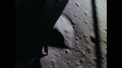 He was calling height above the
surface and his descent rate... - Apollo: The Forgotten Films
