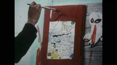 He came over to the office to paint. - The Andy Warhol Diaries