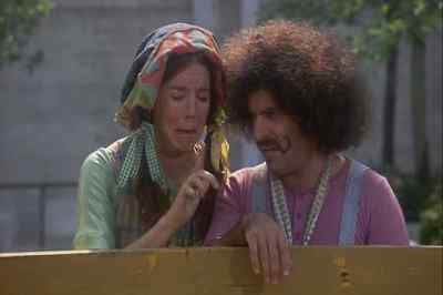 He came upon him,
and when he saw him, - Godspell