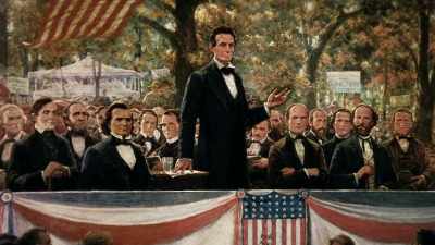 He can talk philosophically,
he can talk politically. - Abraham Lincoln