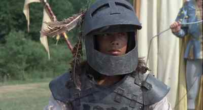He can't fight! He's hurt bad. - Knightriders